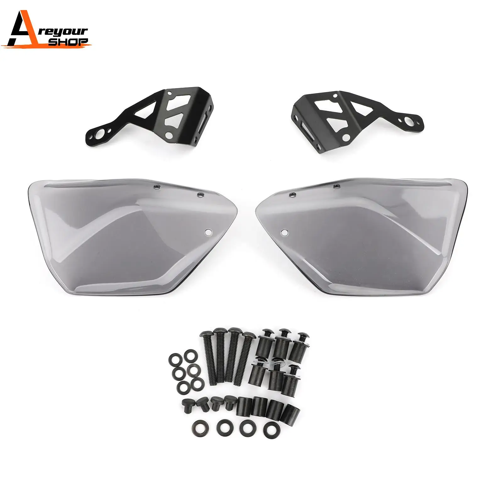 

Areyourshop For BMW K1600GT K1600GTL 2011-2016 Handguard Handlebar Shells Protector Hand shield Windshield K1600 GT ABS Plastic