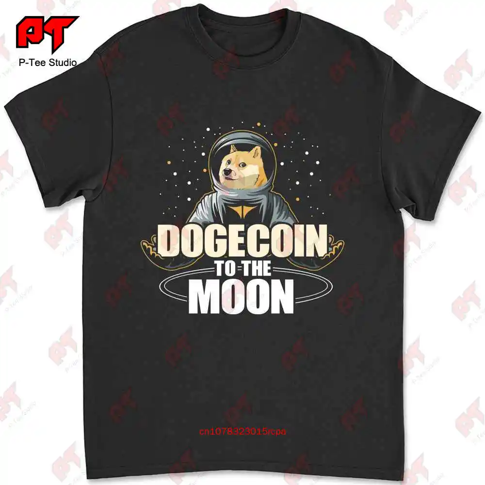 Dogecoin American Flag Cryptocurrency Coin Miners T-shirt 4MK6