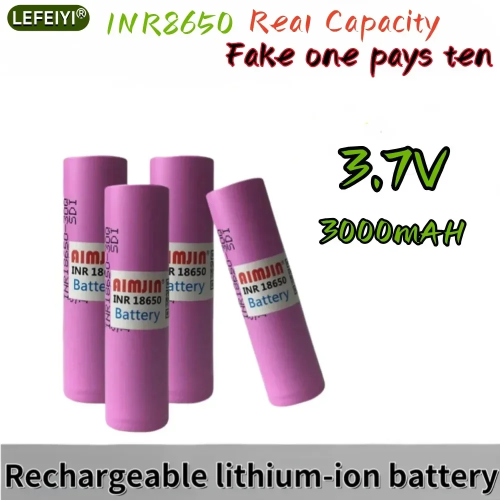 INR18650 30Q 3.7V3000 MAh High Current Li-ion, Up To 20A/for E-cigarettes, Screwdrivers and Power Tools, 1-20 Pcs.