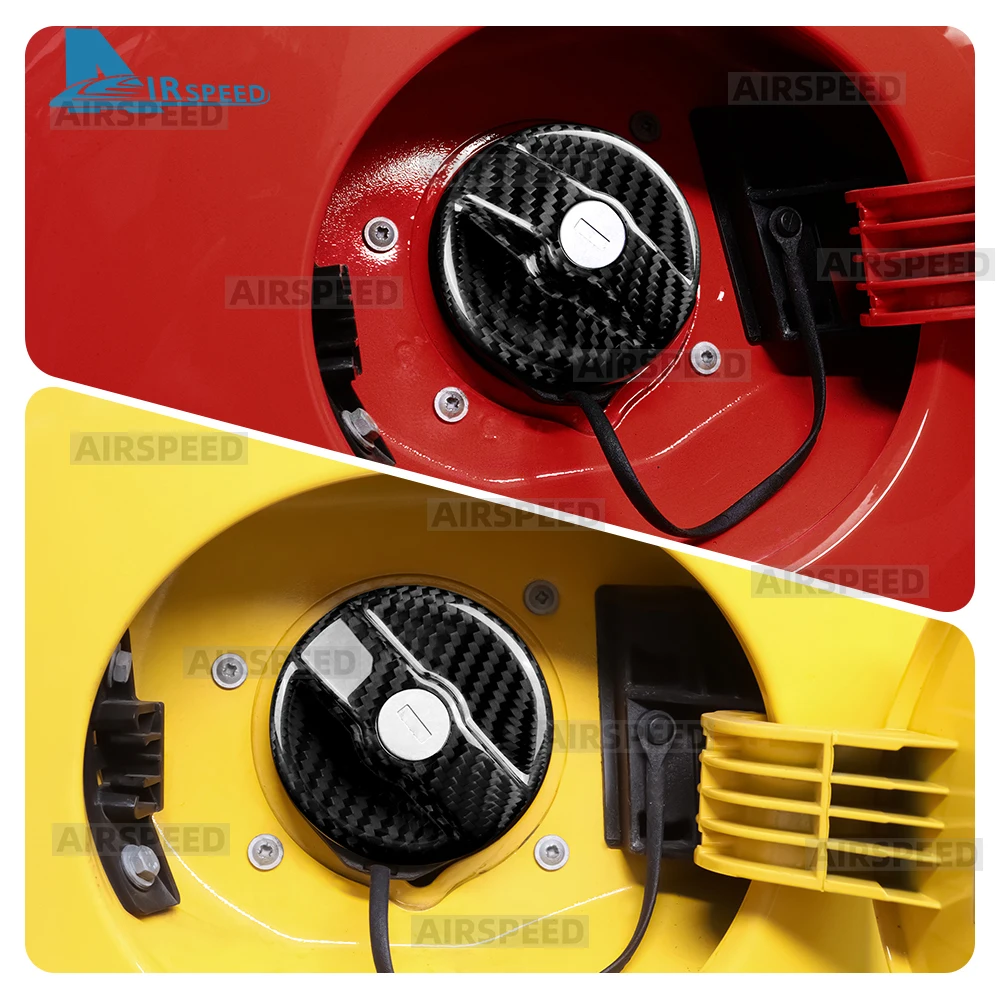 

Для Abarth 595 595C 695 695C 2012-2024/Fiat 500 500C 2008-2024 настоящая сухая жесткая углеродное волокно LHD RHD внутренняя крышка топливного бака автомобиля