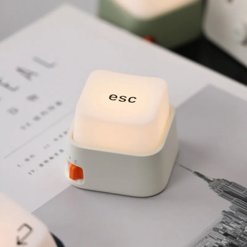 

mini keyboard light decompression mood stabilization artifact office ornament desktop night light charging model creativity