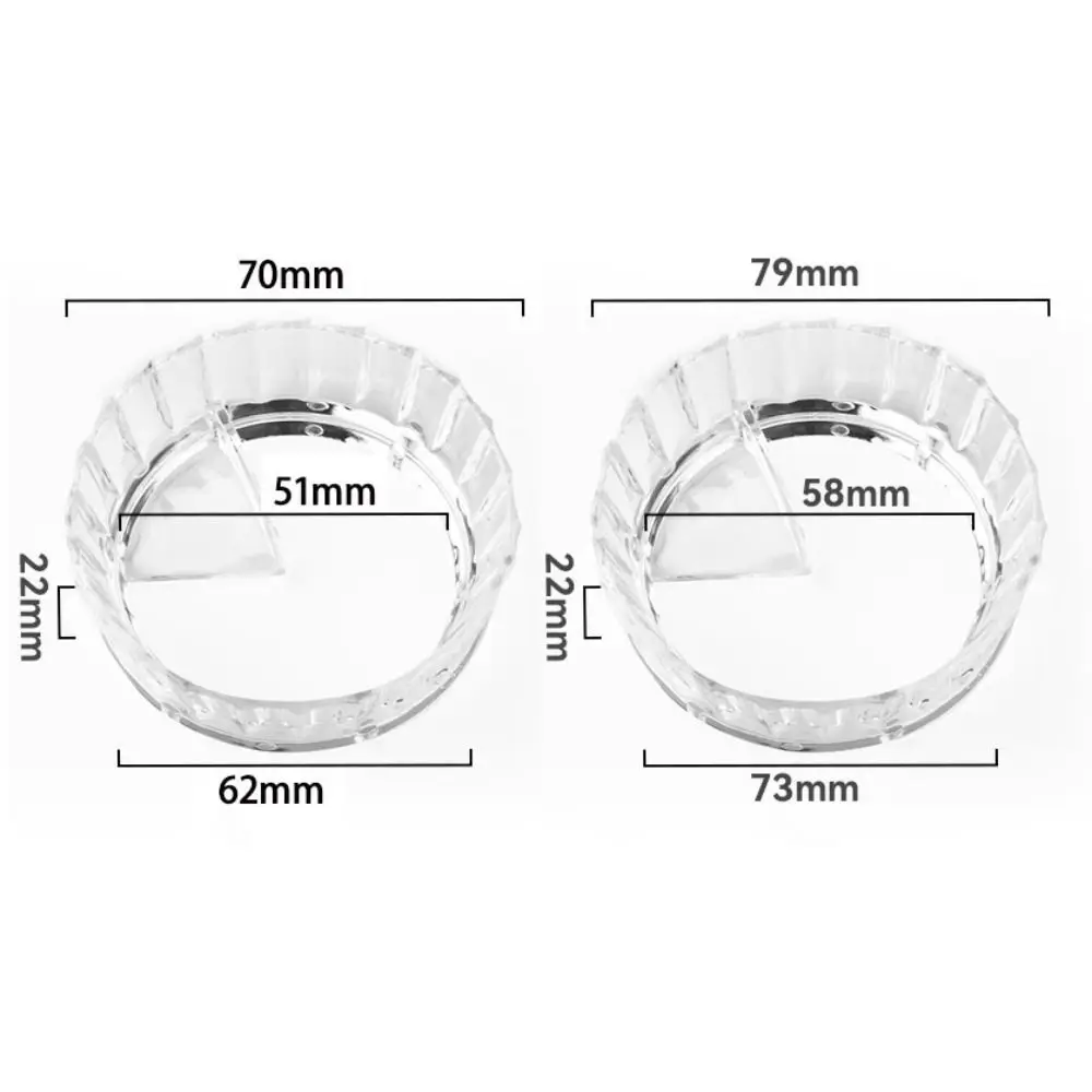 51/58mm Coffee Dosing Ring Magetic Easy To Install Coffee Distribution Tool Replacement Plastic Espresso Dosing Funnel