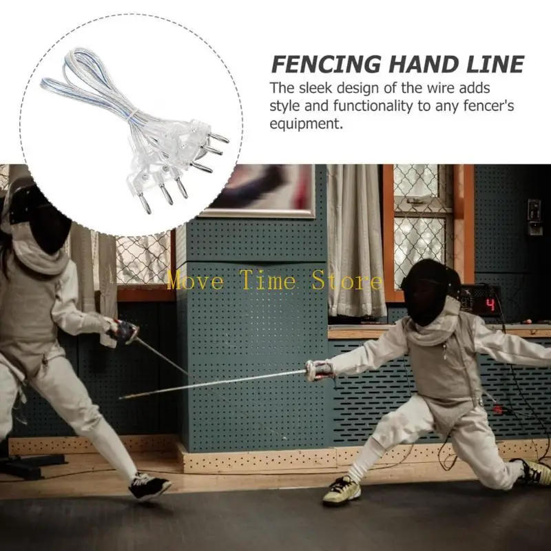 

92ME Fencing Hand Wire Pin Plug Body Cord Light Weight Body Wire Pin Plug Body Cord