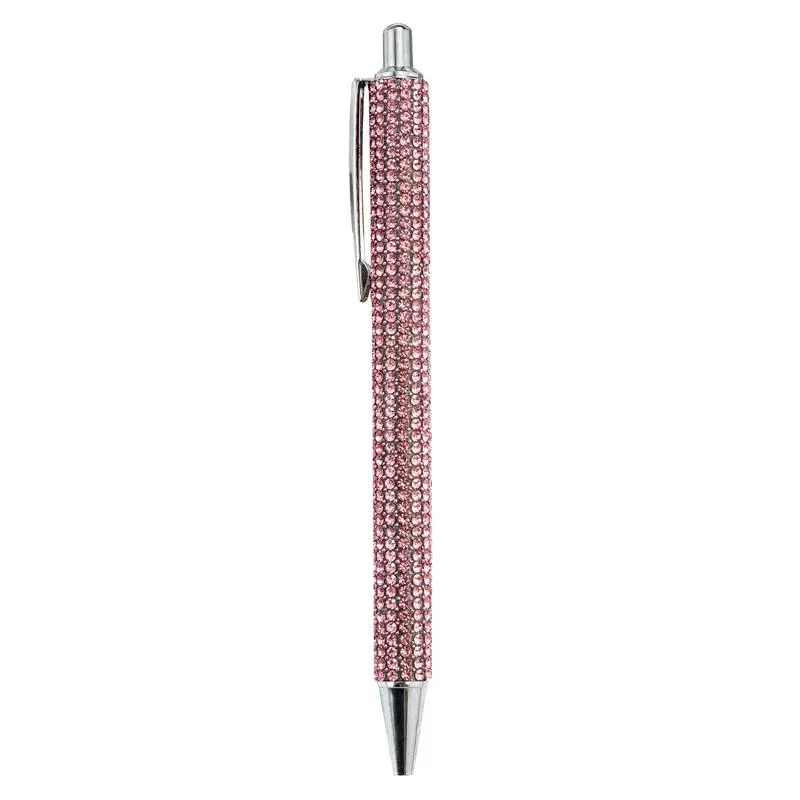 Bling Pens Ballpoint Rhinestone Pens Bedazzled Retractable Glitter Ink Writing Pens For Birthday Note Taking School Home