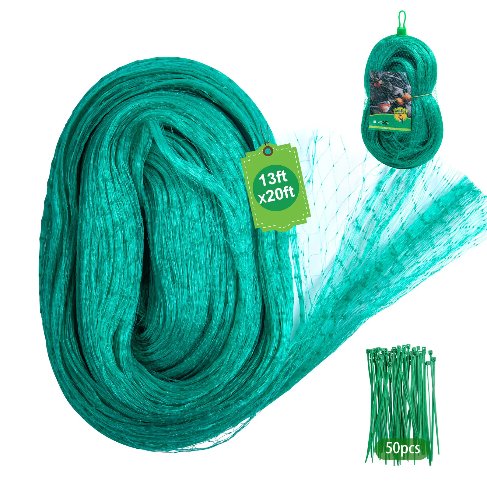 Goture 1pc Outdoor Extra Thick Garden Plant Protection Net PE Insect Bird Netting Cover for Fruit Trees Citrus Flowers