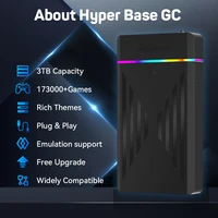 3TB Portable Gaming HDD LaunchBox/Retrobat/Playnite Retro Game Console with 17300+ AAA/3D/Retro Games for PS4/PS3/PS2/Switch/Wii 2