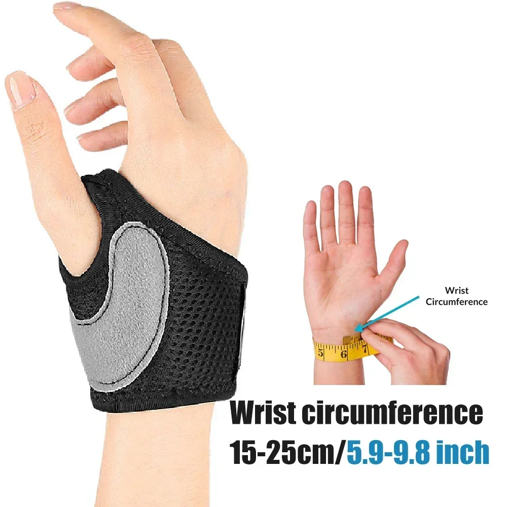 1/2/4Pcs Thumb Brace Splint, Adjustable Thumb Support with Aluminum Strip for CMC Joint Stabilizer Men Women
