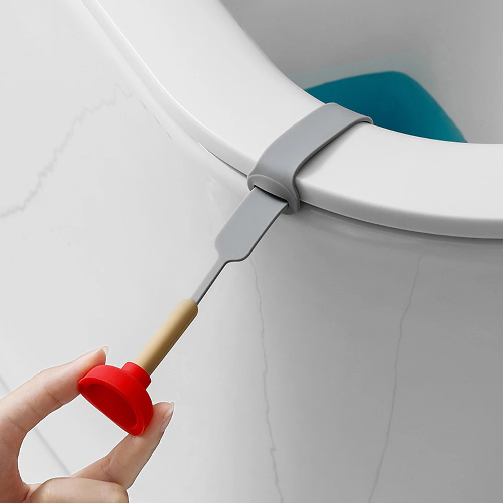 

2 Pcs Toilet Pad Cover Lifter Lid Seating Handle Accessories Useful Silica Gel Travel