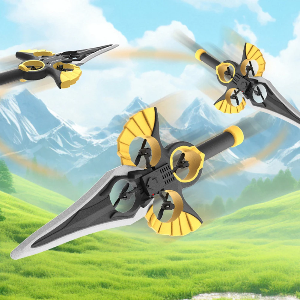 Handgesteuerung 2,4 G RC Flying Sword Drone Stunt Flugzeug mit LED-Leuchten Kindergeburtstag Weihnachtsgeschenk