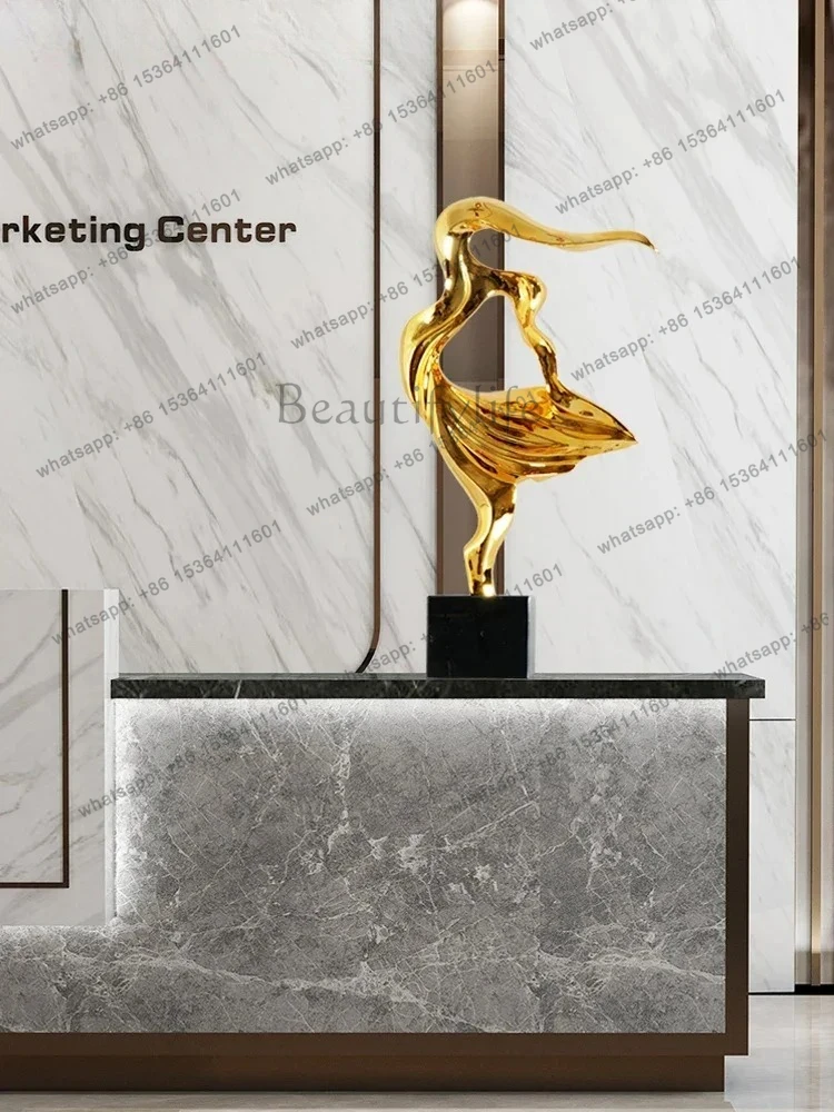 Abstract Art Decorations Decoration Sales Office Hotel Lobby Entrance Sculpture Club Hall Transparent Crafts