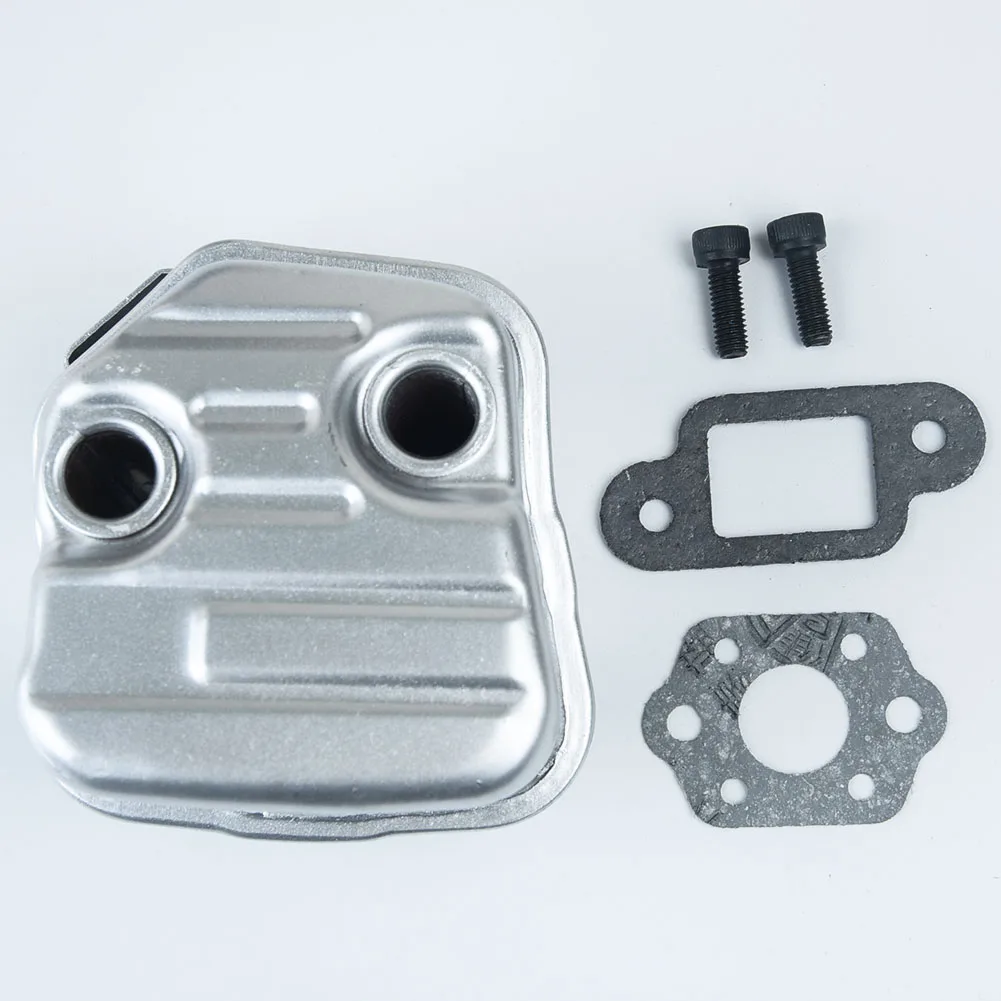 

Chainsaw Exhaust Muffler Replacement Kit Featuring Gasket and Two Bolts for Secure Fit on Models For MS181/MS171/For MS181C