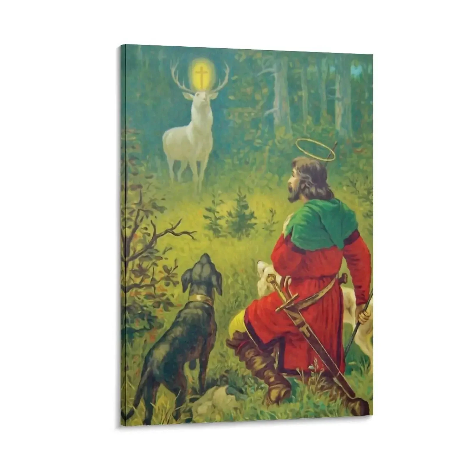 

Saint Hubertus Canvas Painting aesthetic room decor room decorations for girls poster mural Decorative prints wall painting