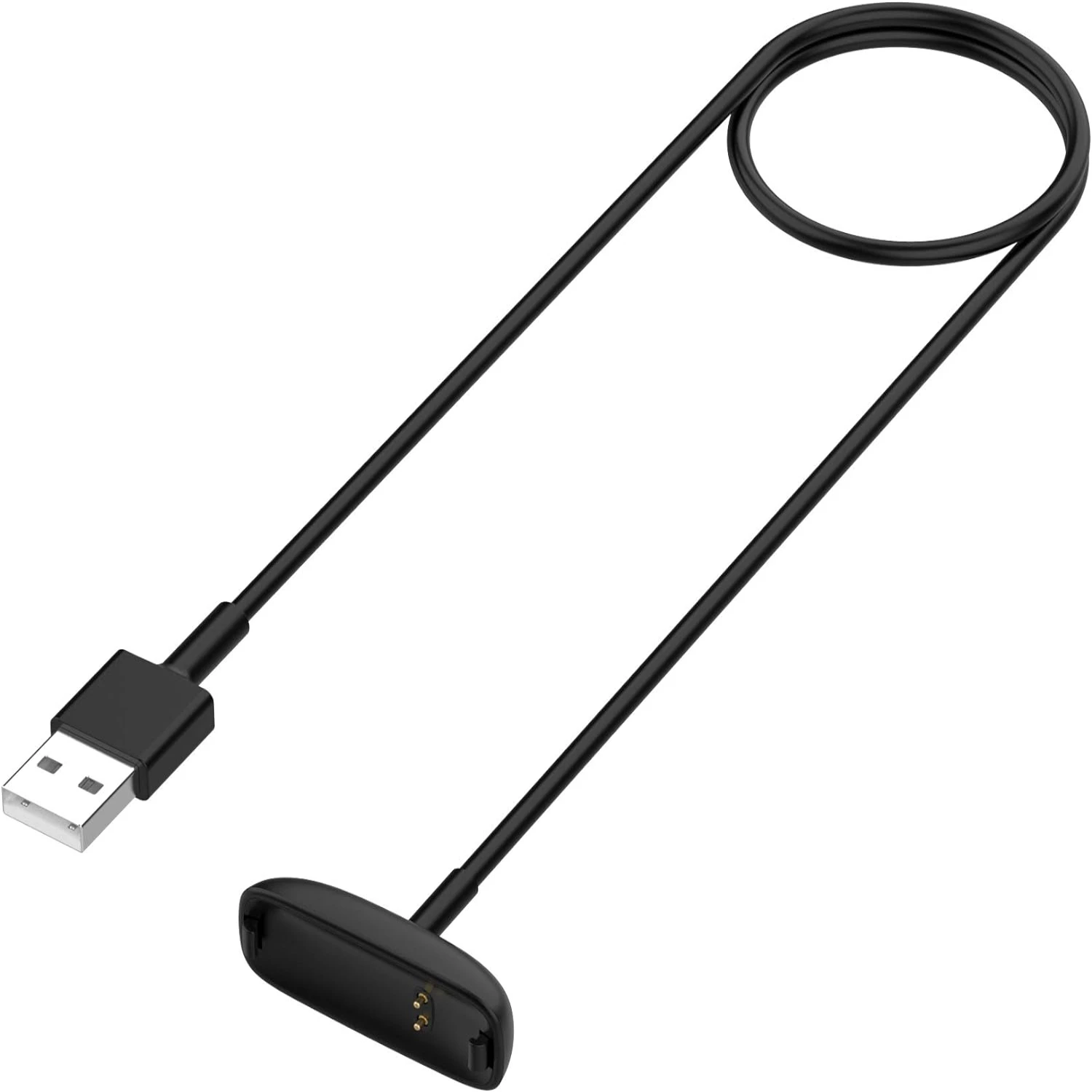 Verbeterde duurzame hoogwaardige zwarte oplaadkabels voor activiteit en fitnesstracker 6+ - Superieure prestaties en duurzame Compa