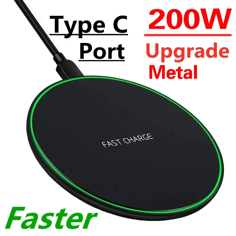 100W Wireless Charger Compatible for iPhone 15/14 Plus/14 Pro/14 Pro Max/13/13 Mini/SE 2022/12/11/X/8,Samsung S22/S21/S20 Huawei