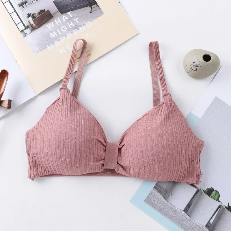 Cotton Brassiere Comfort Padded Bra Top Female Bralette Seamless Underwear Wire Free Bras for Women Sexy Lingerie Push Up Bras