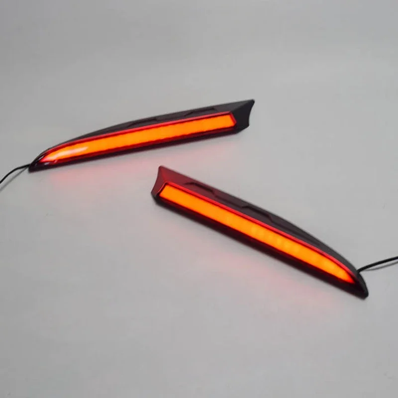 2 Pcs Multi-functions Bumper Rear Fog Lamp for Suzuki Swift 2018 Durable Waterproof Brake Light Reflector Automobile Accessories view 3