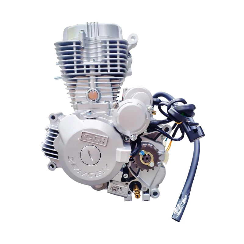 Hot selling：Engine Assembly ZS 167FML/167FML-3 (CG200-B) 200 Cm3 Air Cooling Electric Starter Timing Rod Balancer Shaft 5 Gears