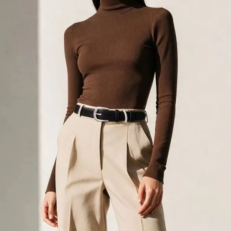 Women Suede Cowhide Waist Belt Matte Silver Horseshoe Pin Buckle Multi Colors Vintage Waist Belt Pair with Jeans Daily Dresses