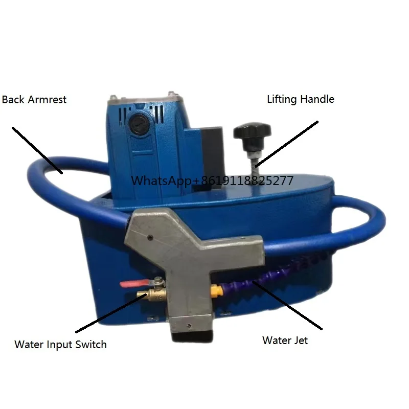 Roteador portátil de perfil de borda de pedra para bancada 220V Máquina portátil de moagem e afiação de pedra para mármore e granito