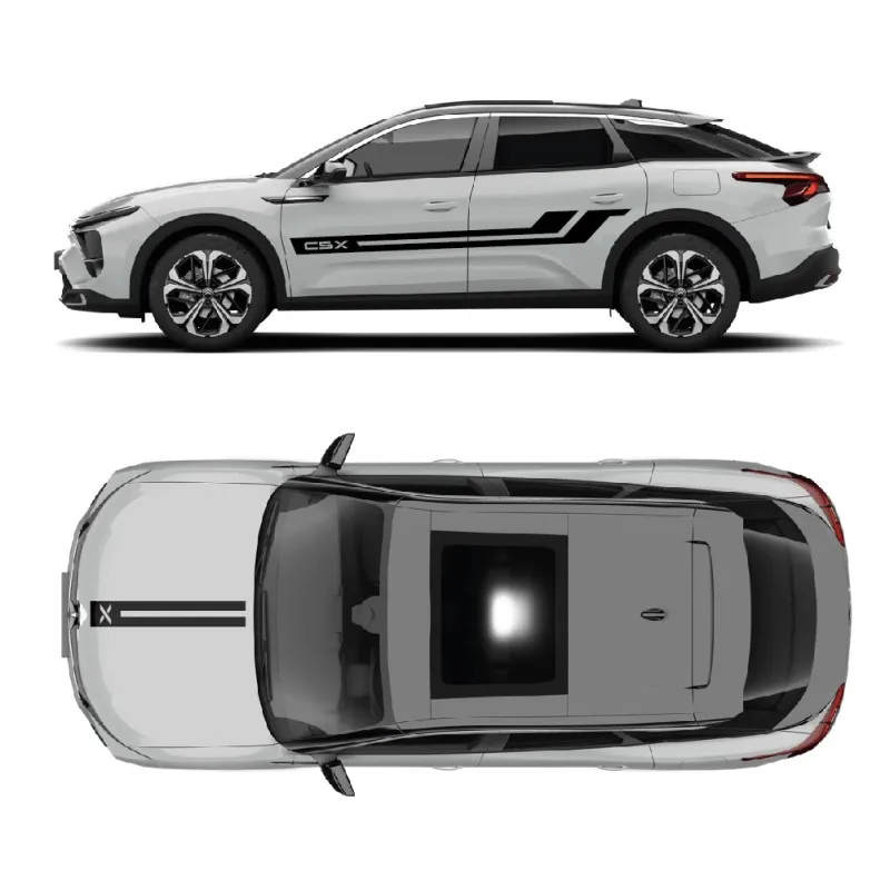

Car Vinyl stickers body hood exterior decoration customization fashionable sports decals For Citroen C5 X
