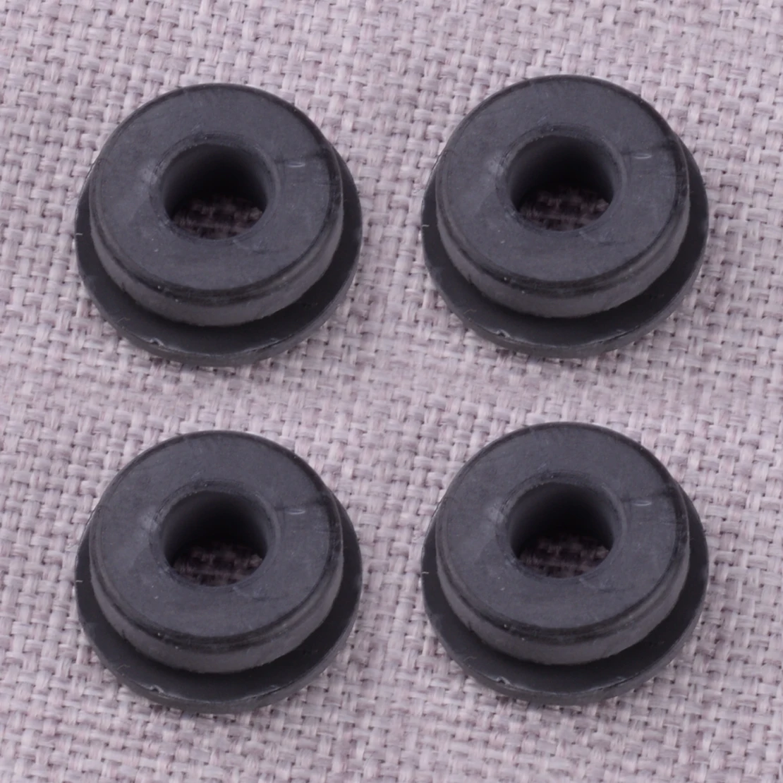 4Pcs Black Rubber Grommet Mount Battery Box Side Cover Fit for Yamaha DT100 DT125 IT125 XT250 XT350 XT600 YZ125 YZ60 90480-12053