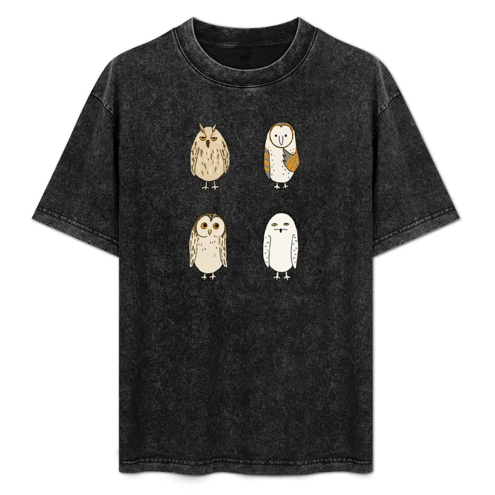 

European Owls T-Shirt sports fans Man t-shirt new gifts and t-shirts summer top plain t shirts men