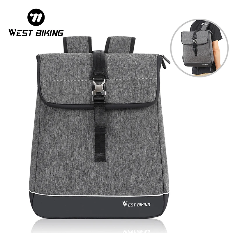 

WEST BIKING Bike Cycling Bags 25L Waterproof Laptop Backpack for Men Women MTB Road Bicycle Rack Rear Pannier Bags