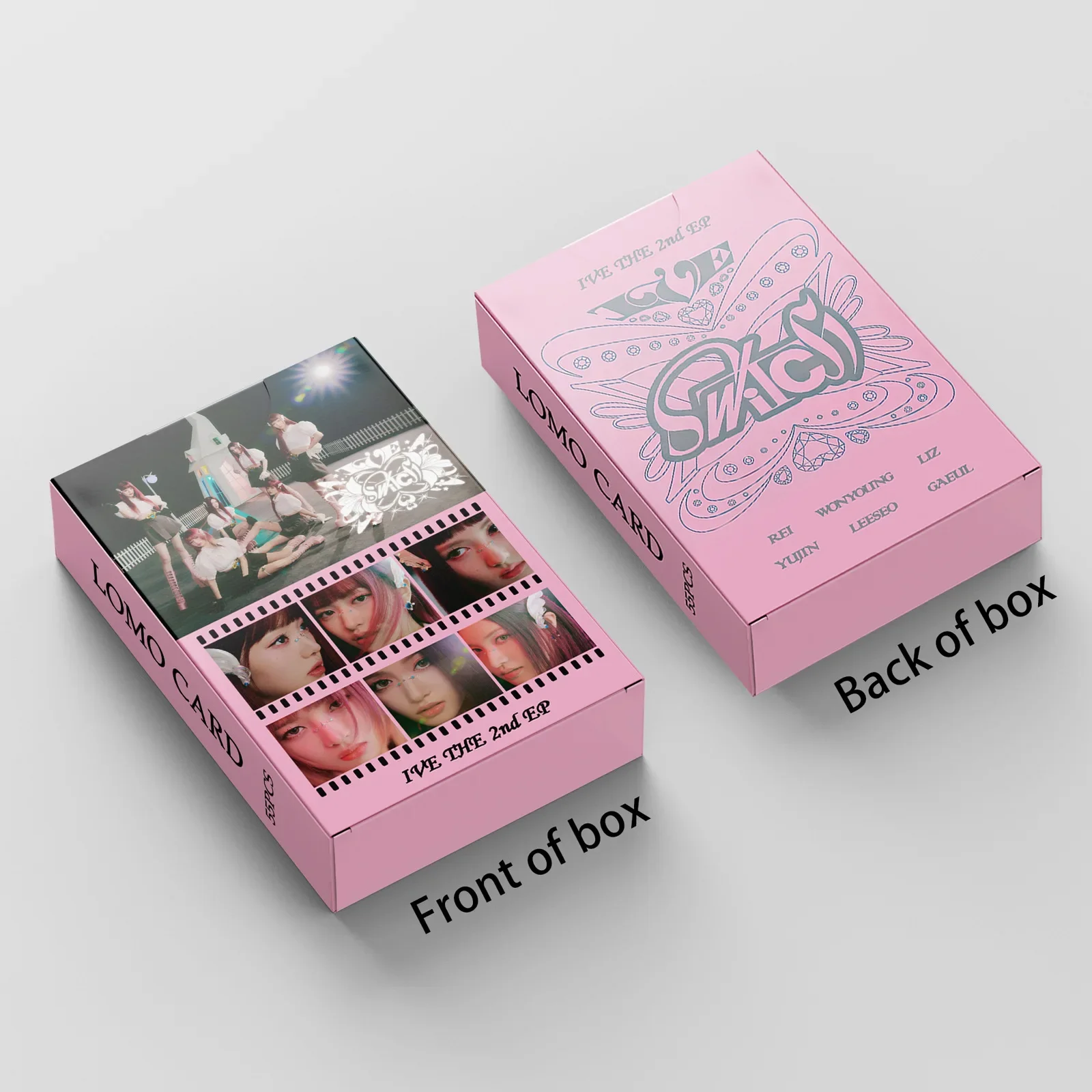 

55pcs/set Kpop IVE Lomo Cards Photo Album SWITCH WonYoung Photocards HD Print Postcards