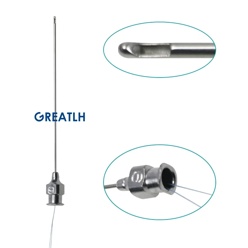 누관 프로브 견인 가이드 와이어, 레이저 프로브, 눈 수술 도구, 스테인리스 스틸