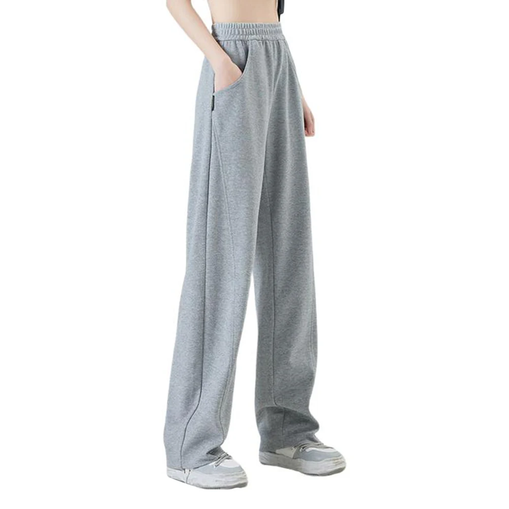 سراويل بدلة غير رسمية سراويل عالية الخصر موضة الربيع مريحة تناسب تصميم ثنيات نمط لون خالص للارتداء اليومي