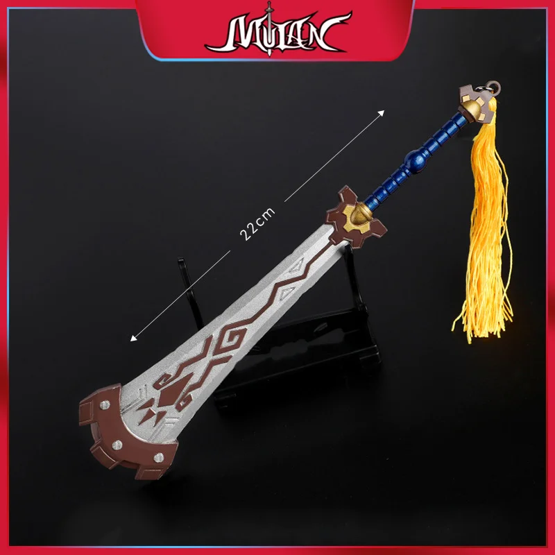 

8.66inch Zeldas Weapoon Rock Shattered Giant Sword Metal Craft Model Link Katana Game Tears of The Kingdom Peripherals Toys Boys