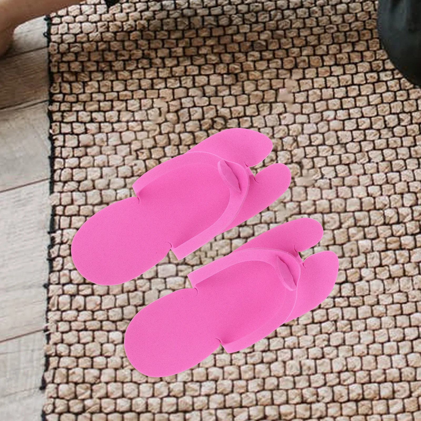 

24 пары одноразовых тапочек из ЭВА для маникюра, для гостей отеля, спа, путешествий, домашнего использования, удобные, легкие, портативные