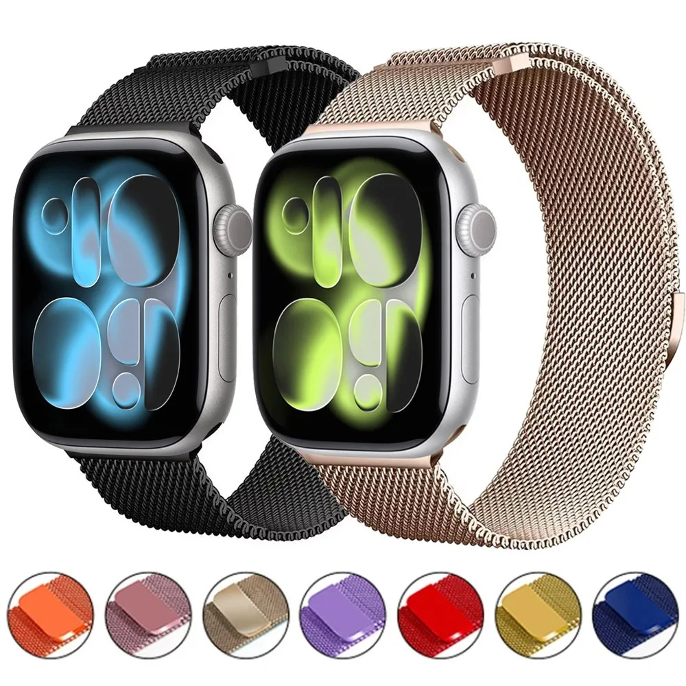 Metall-Magnetarmband für Apple Watch Band 9 8 7 45 mm 41 mm Ultra 3 2 1 49 mm 11 10 42 mm 46 mm Armband IWatch 6 5 4 3 SE3 44 mm 40 mm