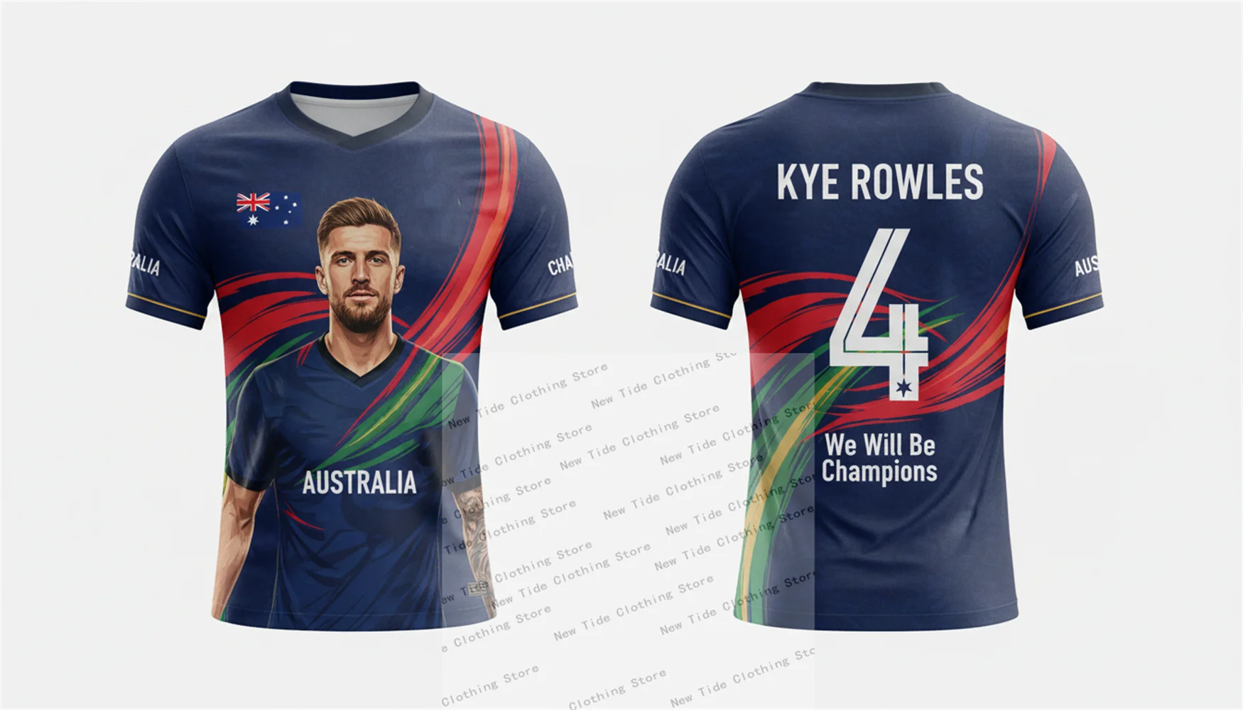 Australia 2026 Football Soccer Jersey And T-Shirt For Men Fans - Fan Style Gear Collection Show Your Support Now 1