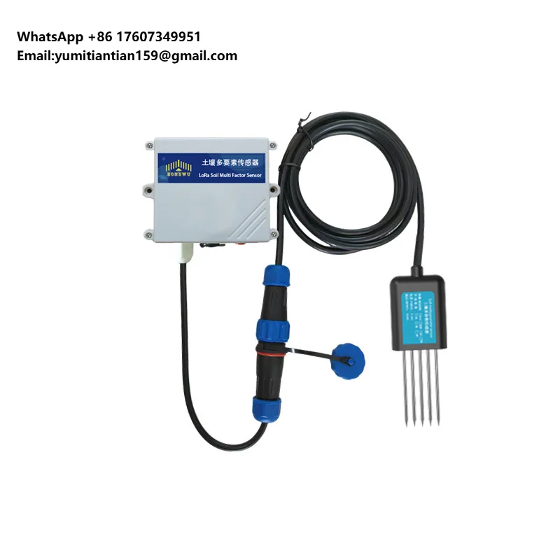 ZONEWU Battery Operated Soil Multi-Sensor with LoRaWAN | 7-in-1 IoT Monitoring for Smart Agriculture