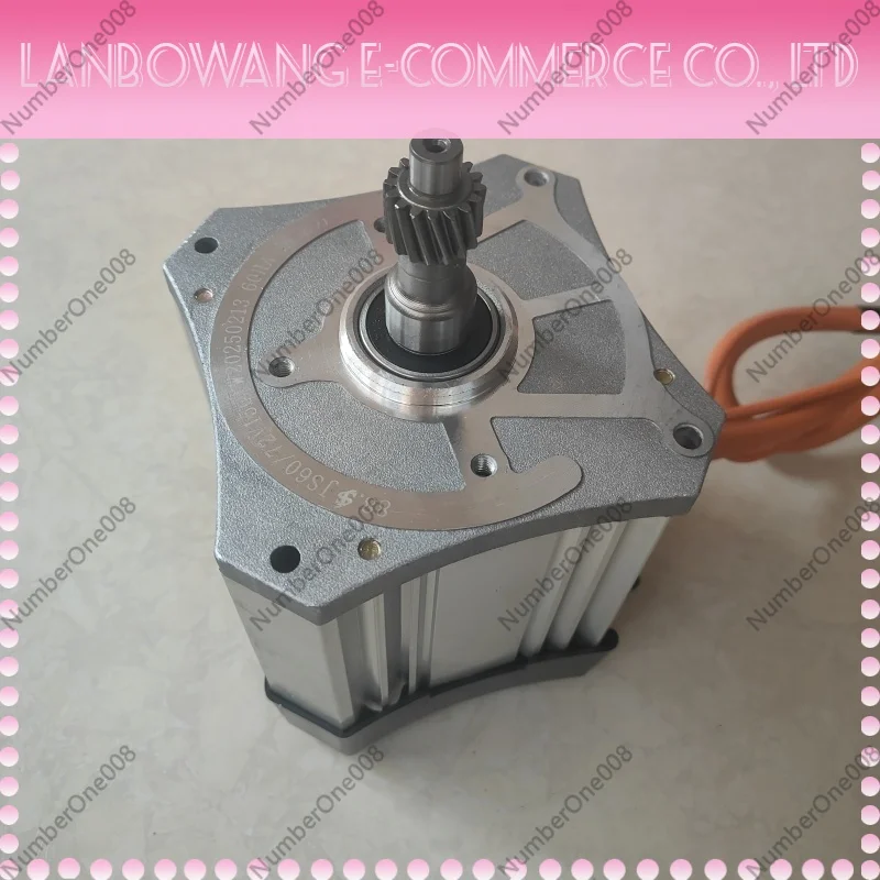 1200W 1500W 60V 72V 5500RPM 6000RPM Frequency Conversion High Speed Permanent Magnet Synchronous Motor with Sine Wave Controller
