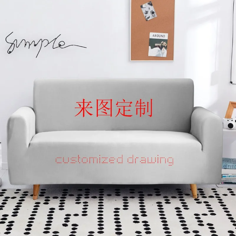 Printed sofa cover full surround high elasticity sofa dust cover 1/2/3/4 seats