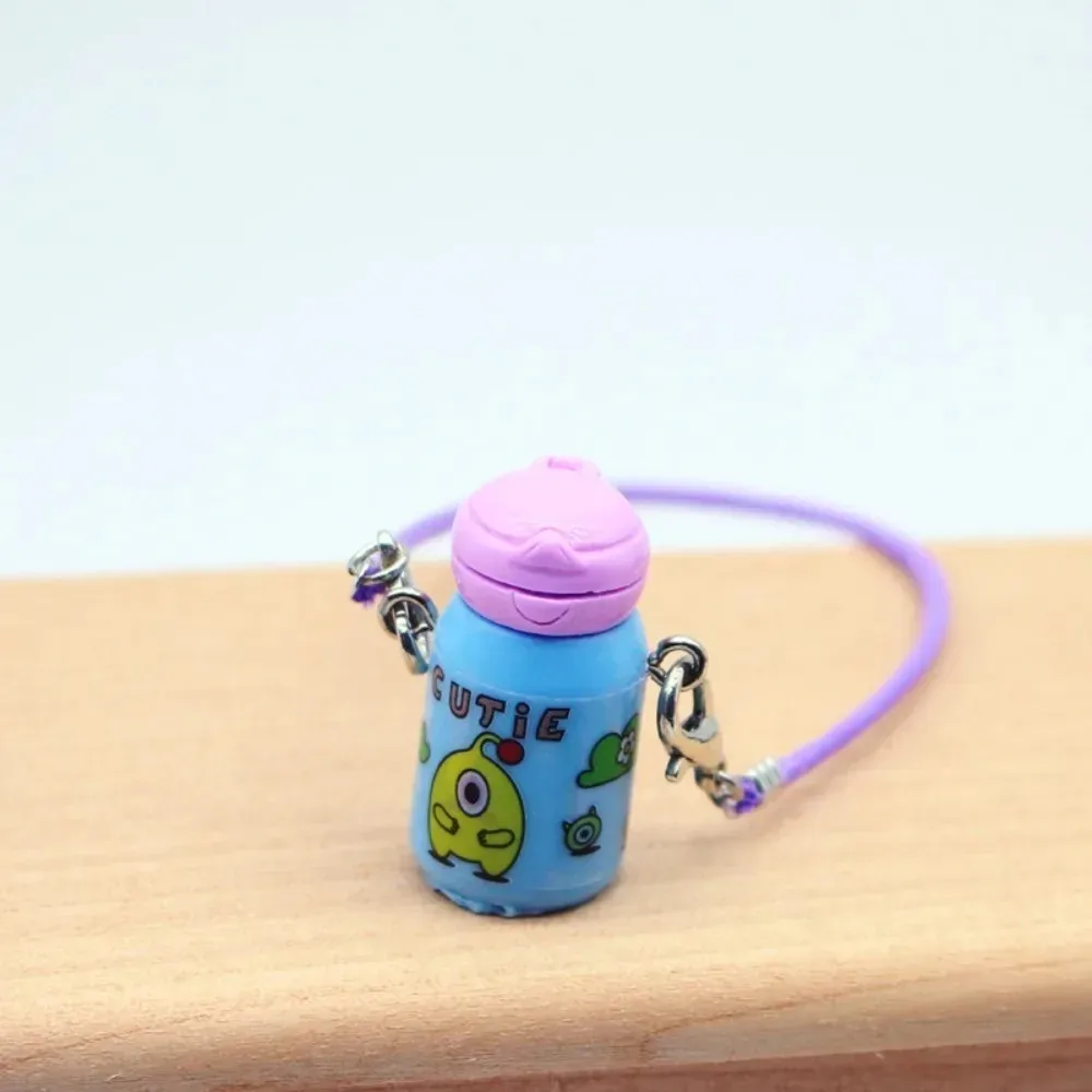 1:12 دمية منزل الطفل زجاجة ماء صغيرة، كوب ماء، كوب عازل نموذج OB1 ملحقات مشهد التعلم زخرفة مصغرة