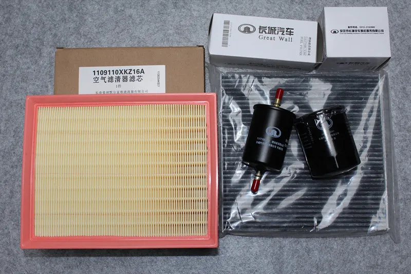 Air Air-conditioning Engine Oil Fuel Filter For 3rd Generation Great Wall Haval H6 1.5T 1pc