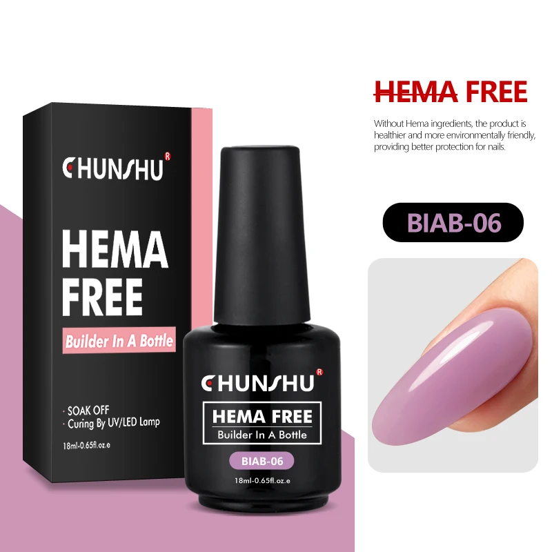 CHUNSHU Hema GRATIS Bouw UV Gel 18 ml Builder Nagelgel In Een Fles Semi Permanente Dikke Rubberen Basis Gel Extension nagels Art