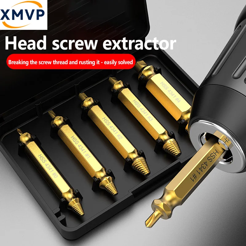 

Head remover for removing screws, slotted screwdriver for removing slotted screws, slotted screwdriver with loose teeth for remo