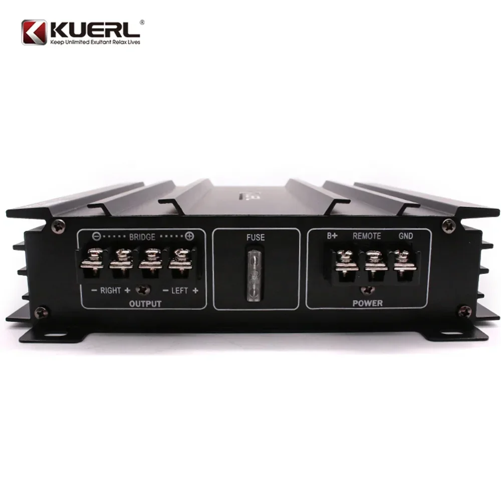 Nueva llegada potente amplificador de potencia de coche de 2 canales 2*40W amplificador de coche kuerl de aluminio