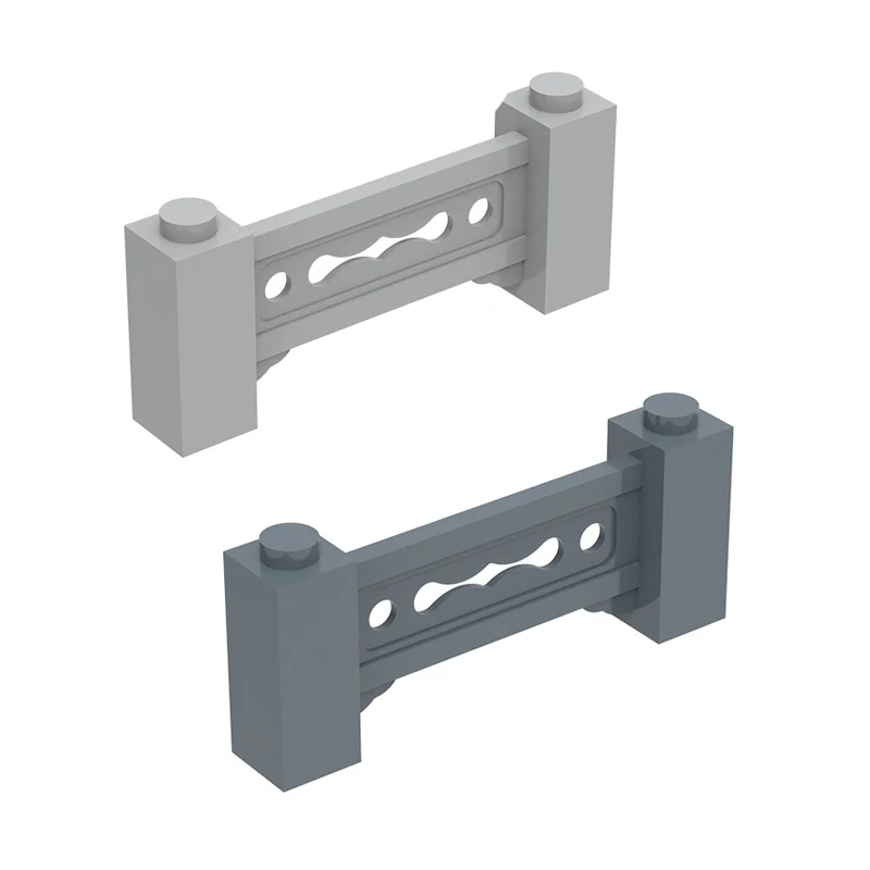 MOC 10 قطعة جزء الطوب 30273 32932 سياج 1x6 اللبنات عدة 6 ثقوب درابزين جدار المنزل الجسيمات عالية التقنية لعب الأطفال هدية #4