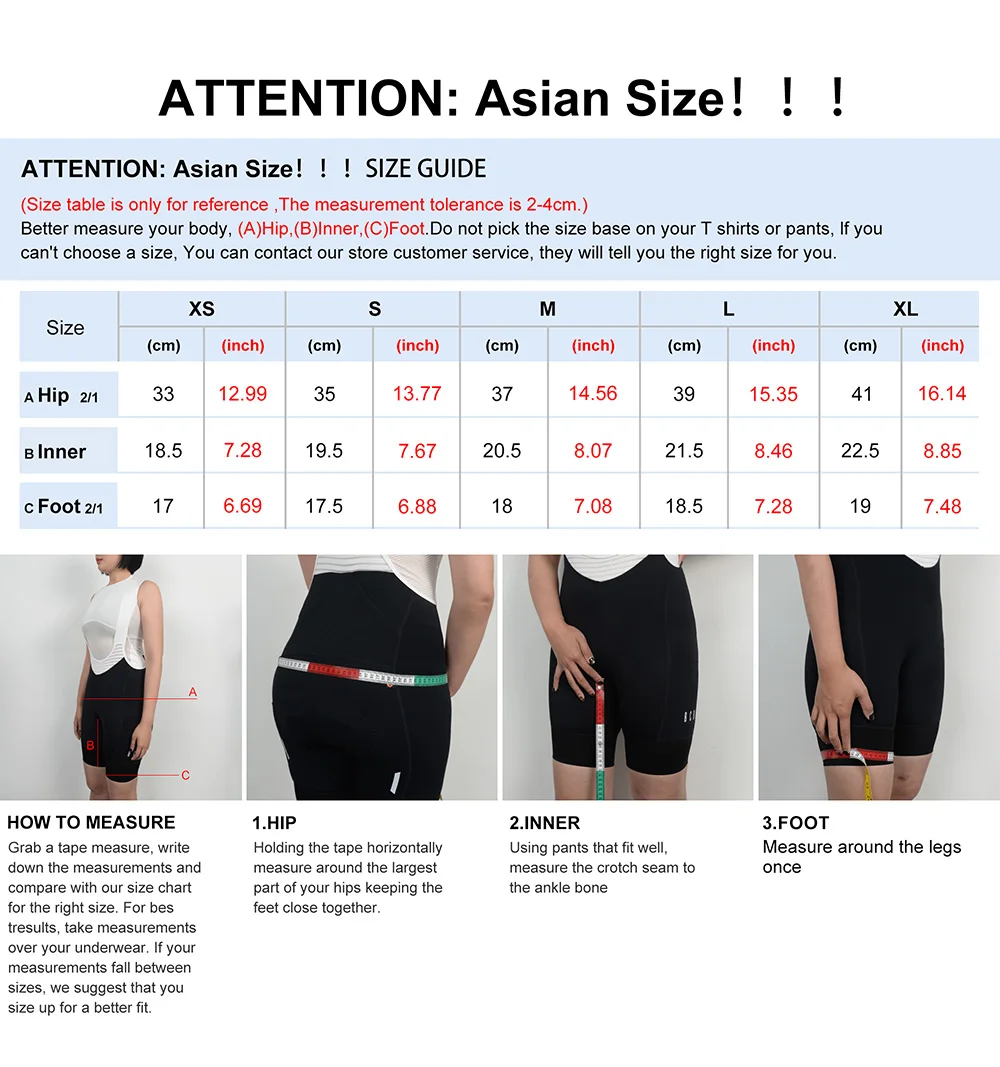 BCBE-ING Damen-Radtrikot-Shorts mit 7-Stunden-Elastik-Interface-Polsterung, Rennrad-Trägerhose für Frauen, eng anliegende Fahrradbekleidung mit Taschen – Detail 1