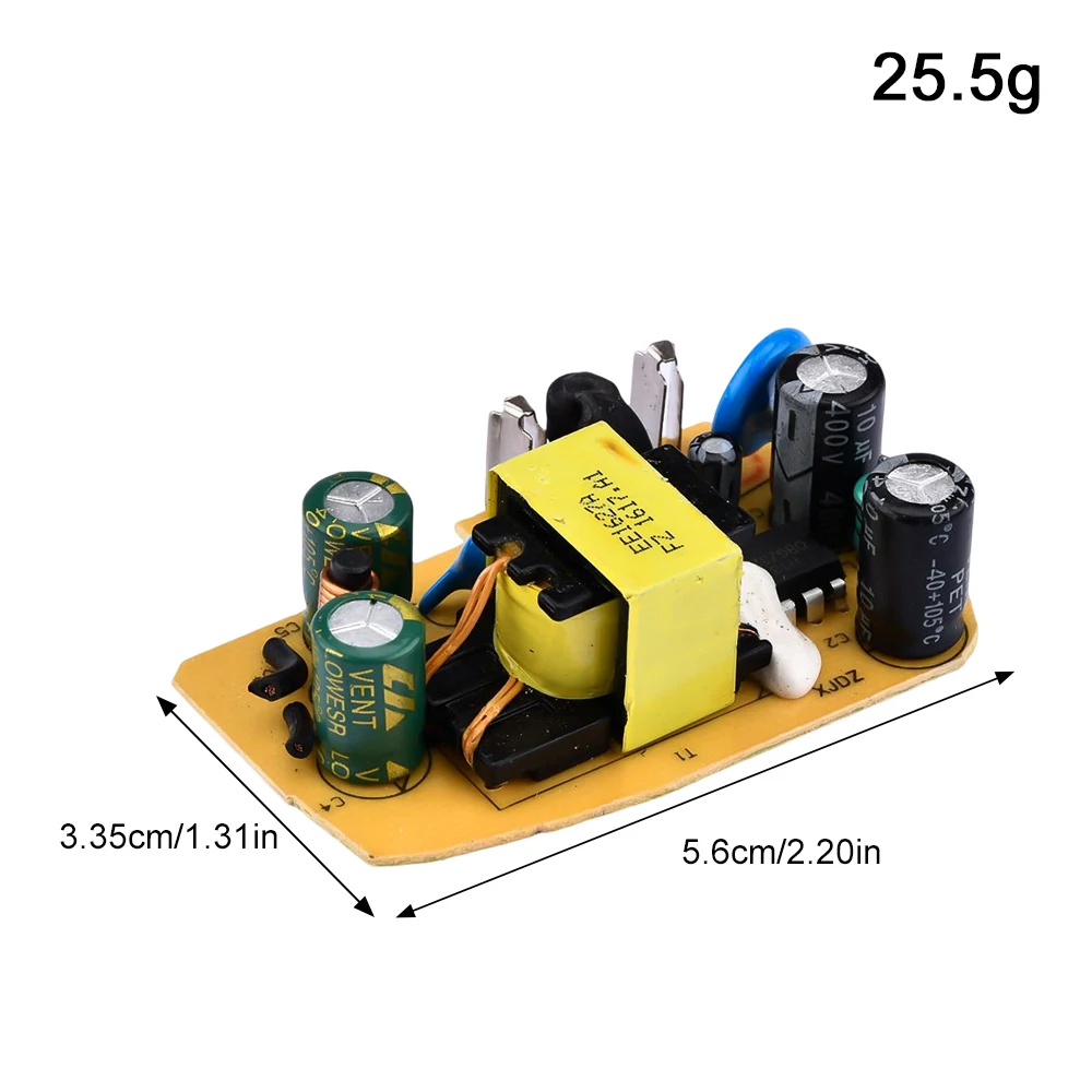 لوحة محول التيار الكهربائي ، وحدة تزويد الطاقة ، AC av V إلى 5V DC ، 5V ، 2A ، 12V ، 1A