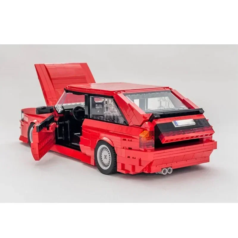 MOC-185304 Rot Neues GTR Supercar Bausteinmodell 142 Bausteinteile Kindergeburtstag Baustein Spielzeug Geschenk