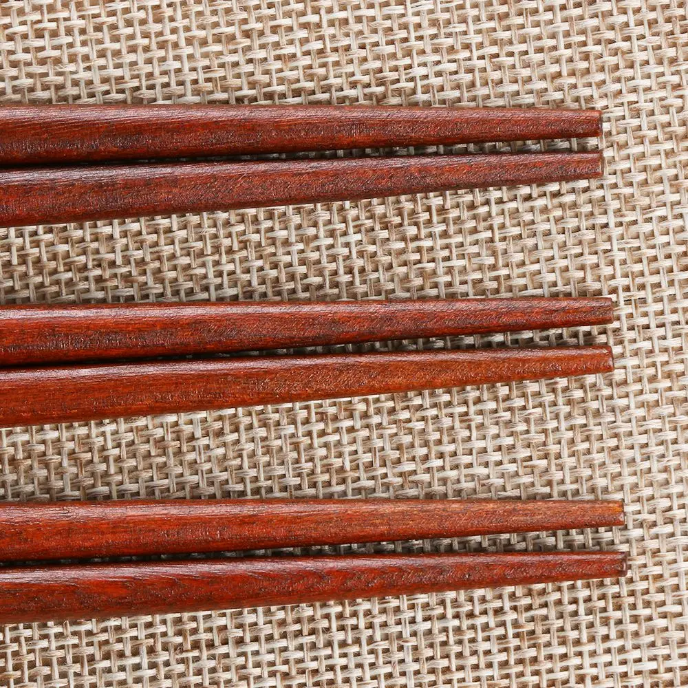 Travel Cutlery Set Handmade Wooden Cloth Bag Natural Spoon Fork Chopsticks