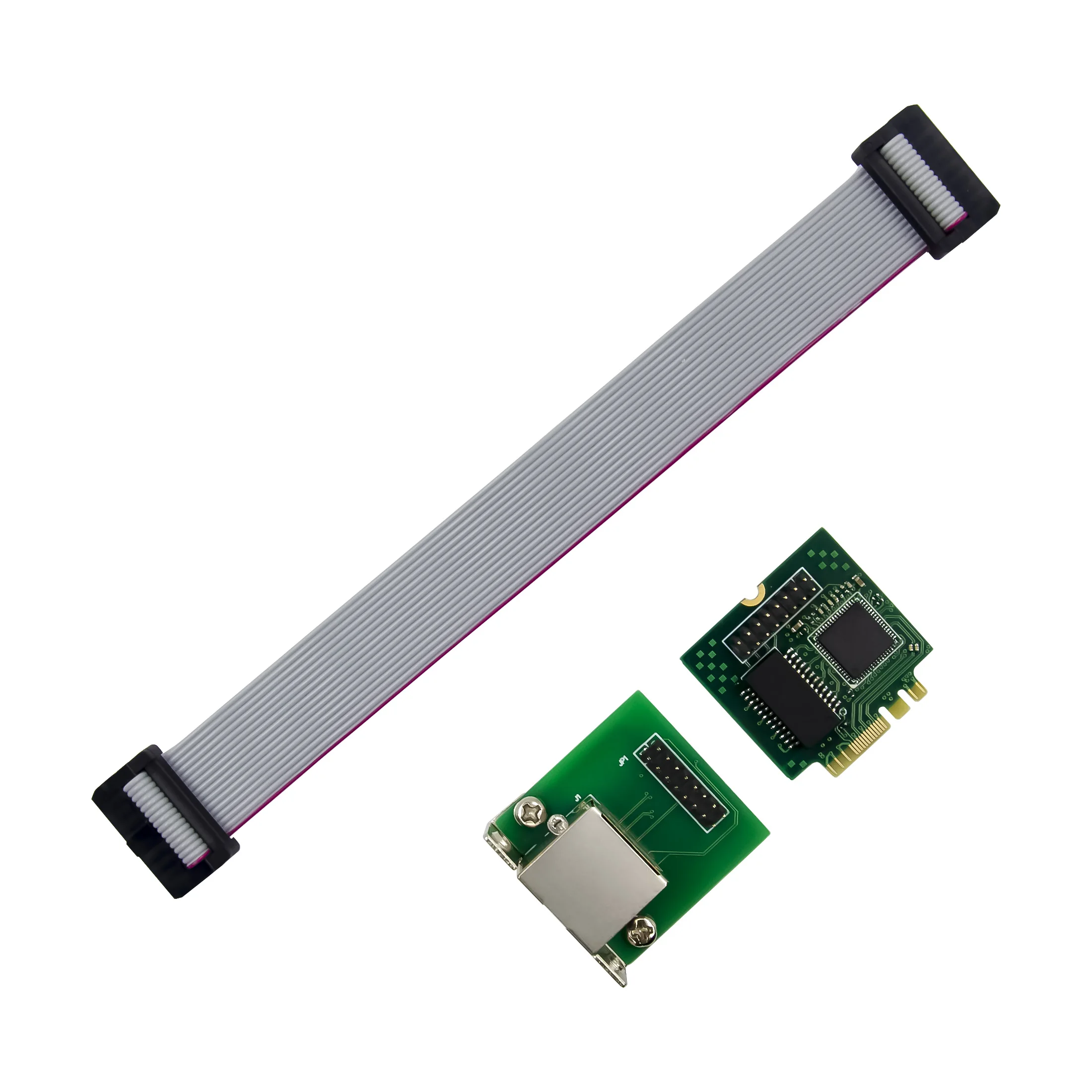 بطاقة SUNWEIT ST7274 Gigabit MINI M2 A+E بمنفذ مفتاح واحد RJ45 Lan مع بطاقة شبكة Tel I210 Chipset M.2