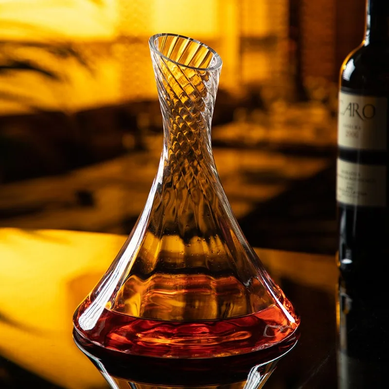 

Роскошный графин для вина, набор хрустальных бокалов с элегантными бокаловками для красного вина, домашний бар, необходимые аксессуары для питья