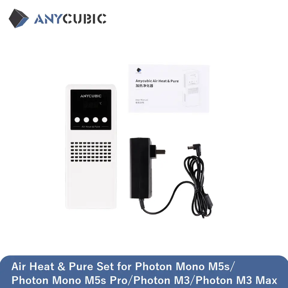 مجموعة هواء ساخن ونقي من ANYCUBIC لطابعات LCD ثلاثية الأبعاد، Photon Mono M5s، Photon Mono M5s Pro، Photon M3، Photon M3 Max